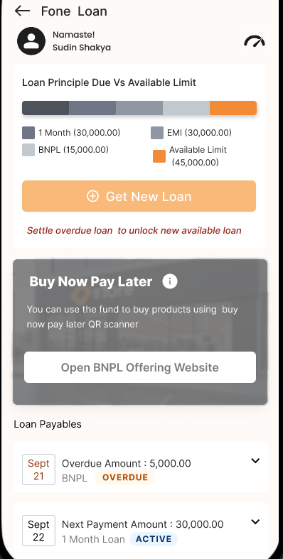 Multiple Disbursal Loan Details
