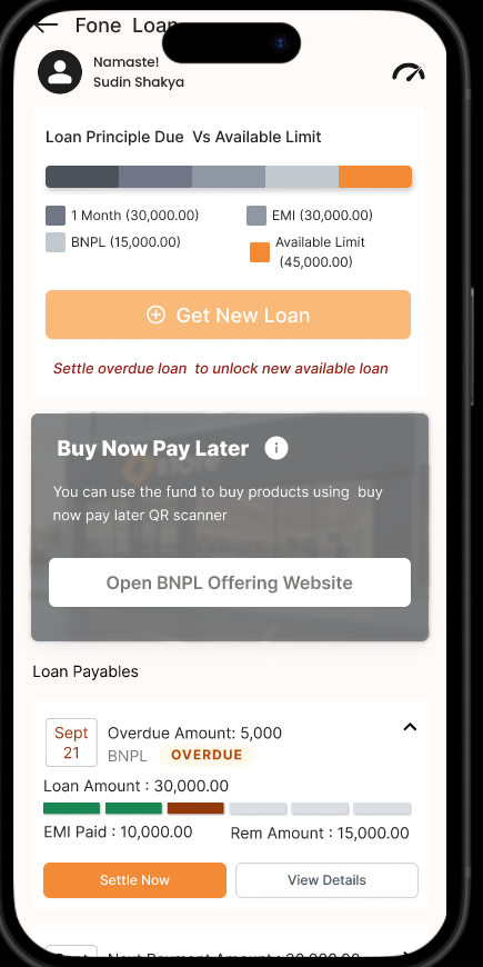 Multiple Disbursal Loan Details
